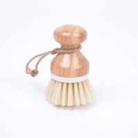 2020 Handle Brush Cleaner High Quality Item Style Cleaning Seal  Brush with Bamboo for House Kitchen, kitchen pot brush