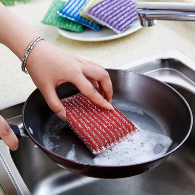 Eco Friendly Kitchen Dishwashing Pu Sponge & Scouring Pad Household Cleaning Scrubber